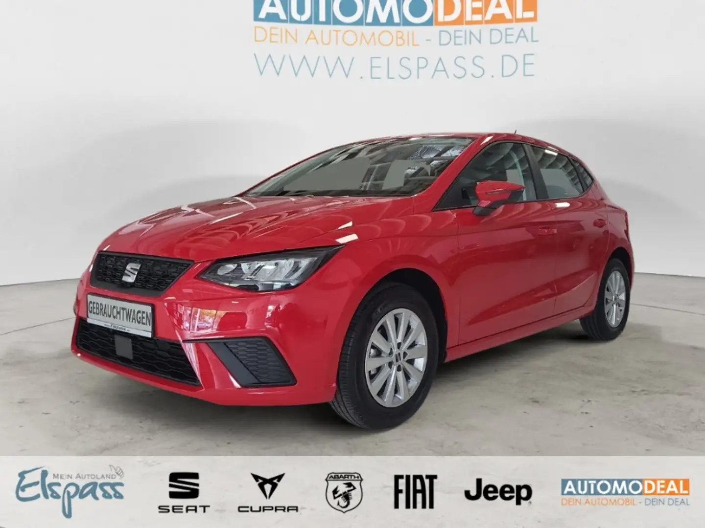 SEAT Ibiza Style LED DIG-DISPLAY TEMPOMAT APPLE/ANDROID ALU P Rouge - 1