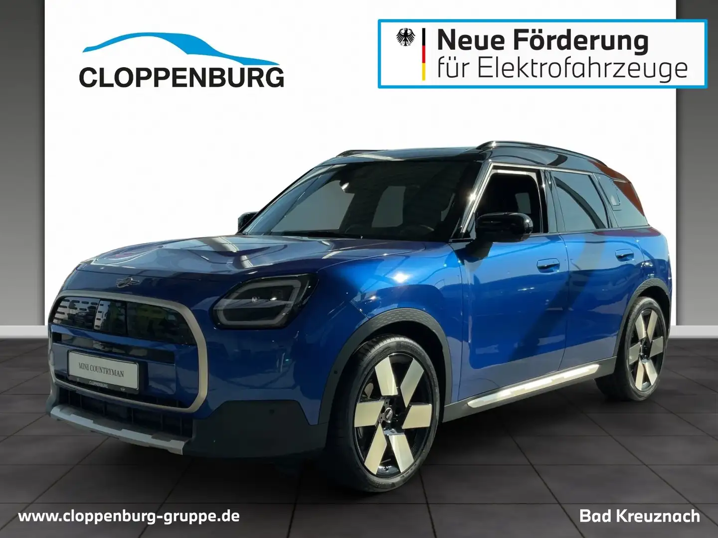 MINI Cooper Countryman Countryman E Head-Up+StHz+StKlima UPE: 56.480€ Bleu - 1