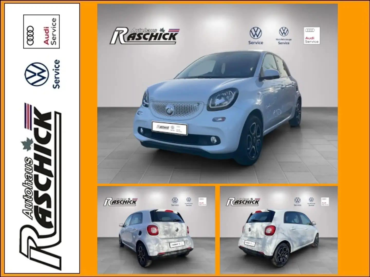 smart forFour Prime Sitzheizung Freisprecheinr. Klima Blanc - 1