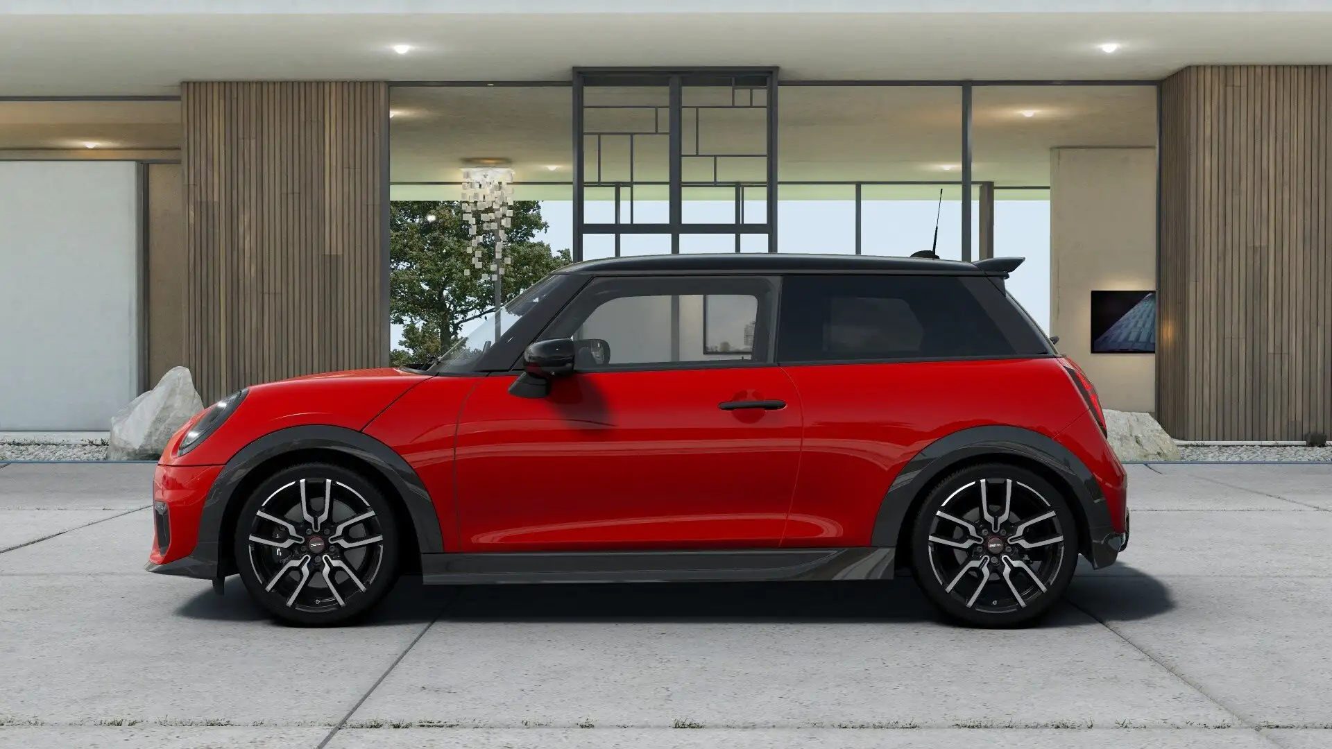 MINI Cooper S John Cooper Works Trim / Paket XL Piros - 2