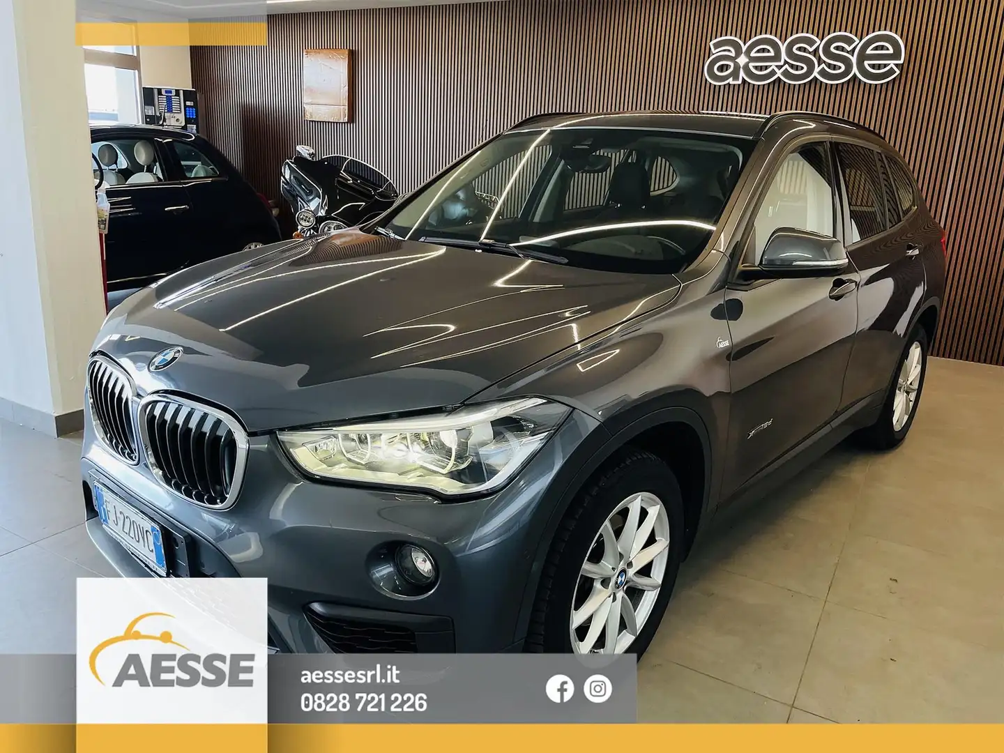 BMW X1 X1 xDrive18d Business Grigio - 1
