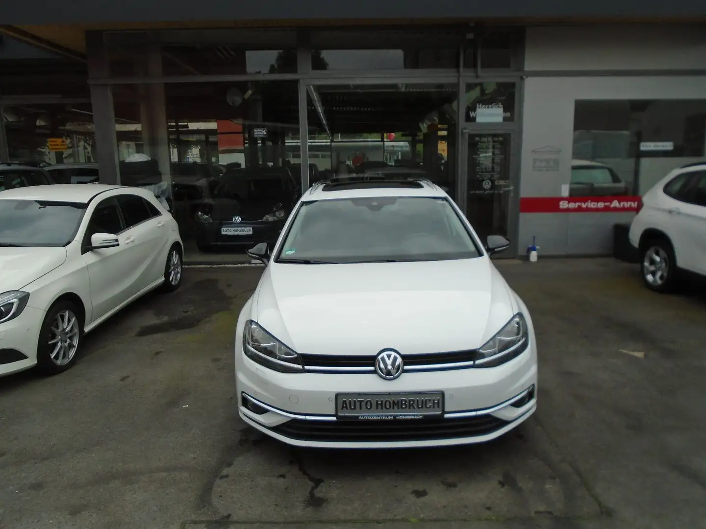 Volkswagen Golf 1.6 TDI SCR IQ.DRIVE Variant Navi 1. Hand Weiß - 2