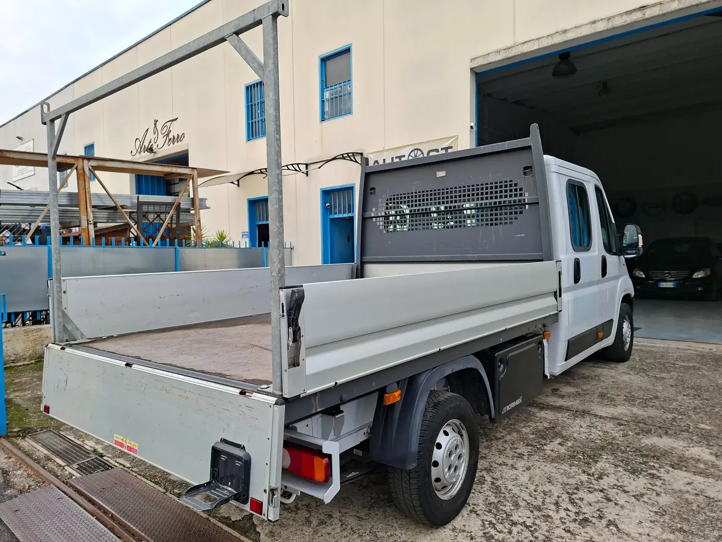 Fiat Ducato 2.3Doppia cab- 7 posti-cassone fisso- + iva Blanco - 2