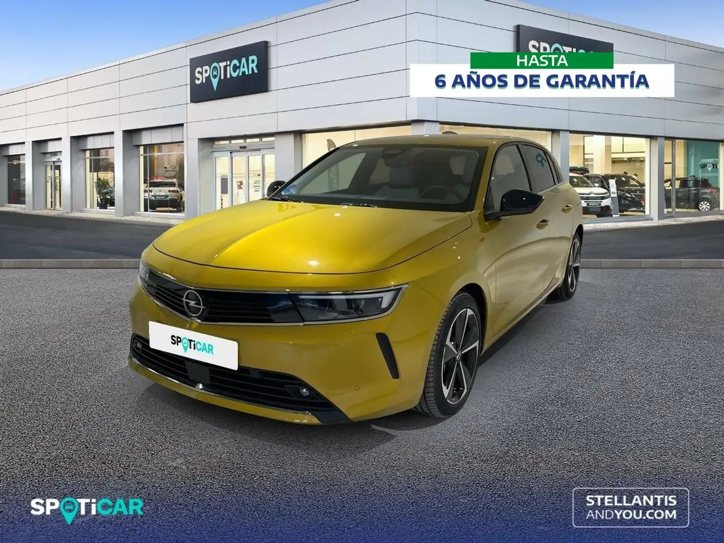 Opel Astra 1.6T Hybrid 132kW (180CV)  Auto Elegance Jaune - 1