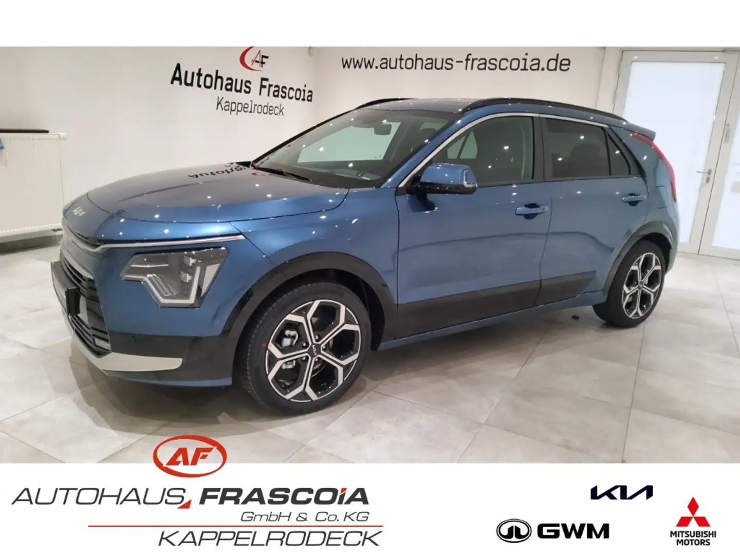 Kia Niro Spirit Hybrid 1.6 HEV Navi Leder LED ACC PDC Rückf Blau - 1