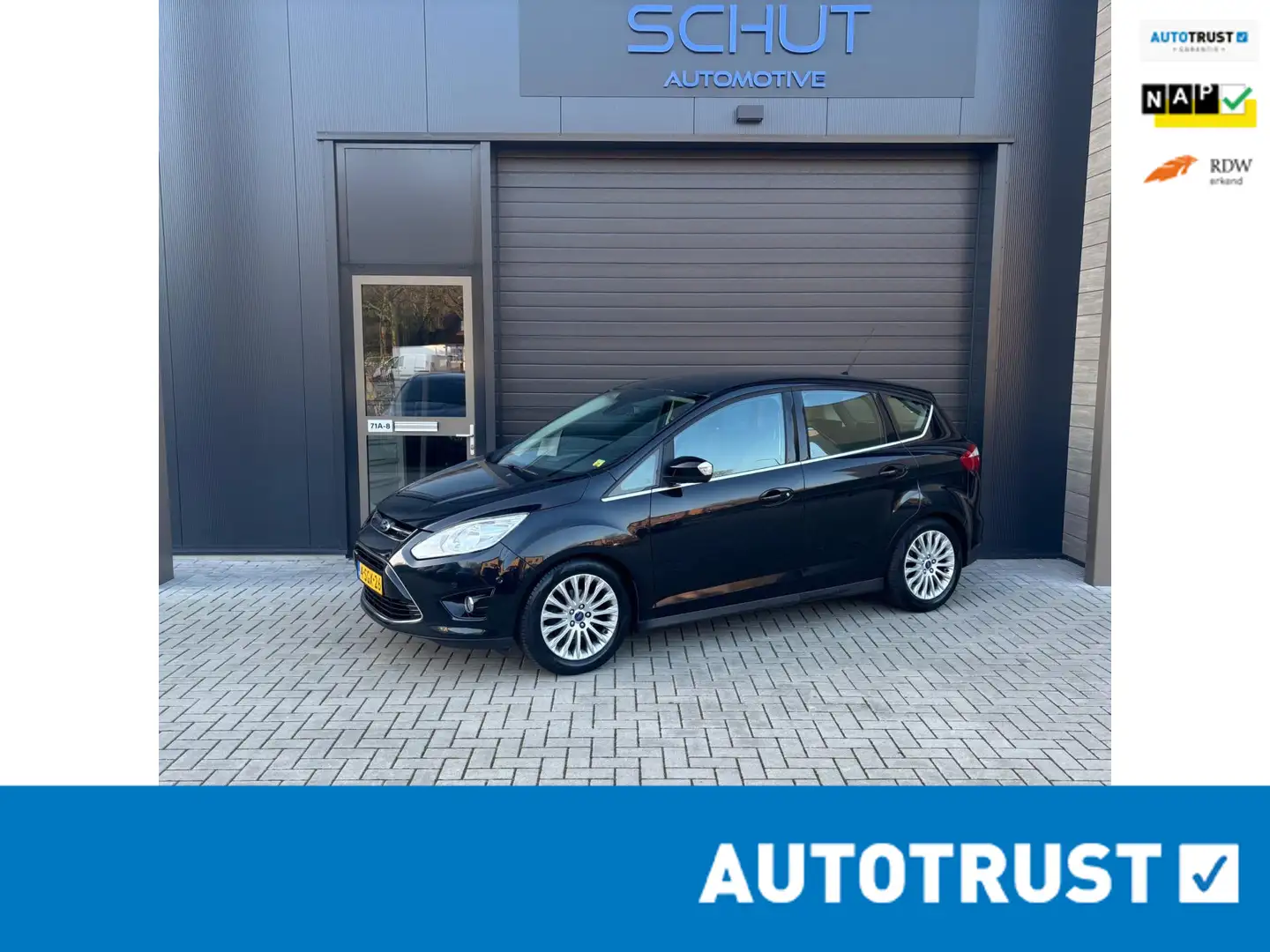 Ford C-Max 125pk Titanium CLIMA | D-RIEM VERVANGEN | PDC | NA Schwarz - 1