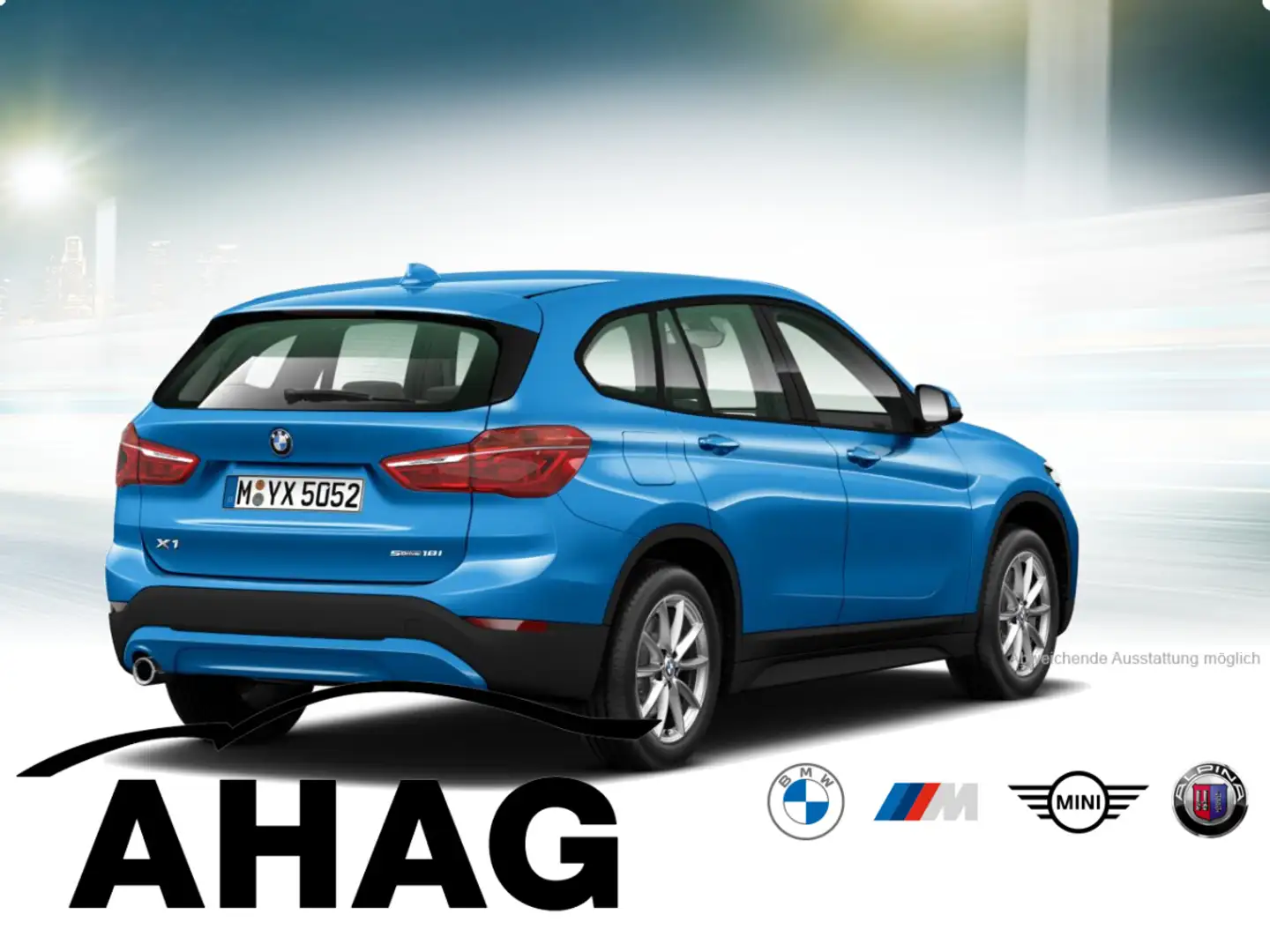 BMW X1 sDrive18i M Sport EDC Klimaaut. Sportsitze Bleu - 2