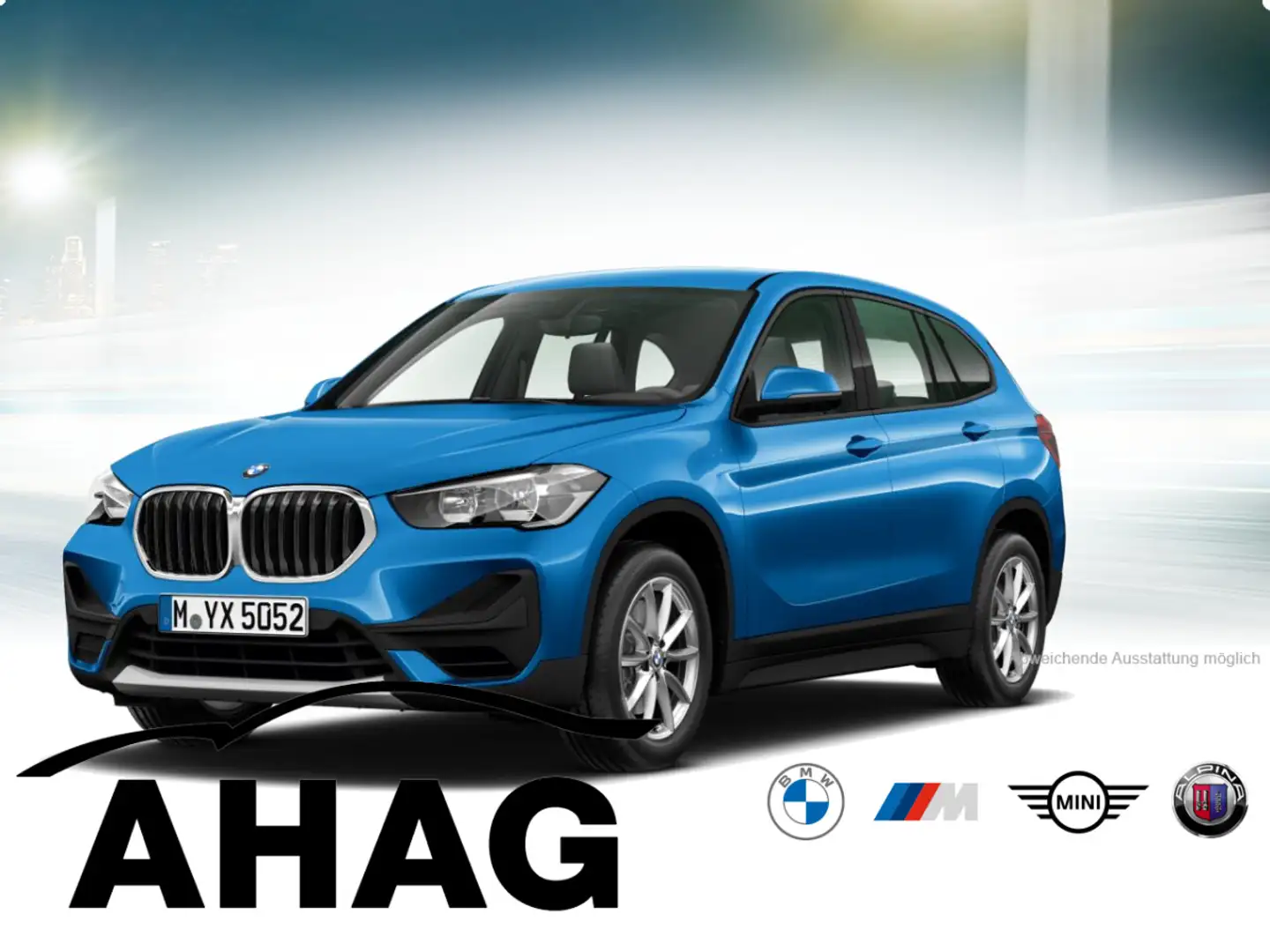 BMW X1 sDrive18i M Sport EDC Klimaaut. Sportsitze Bleu - 1