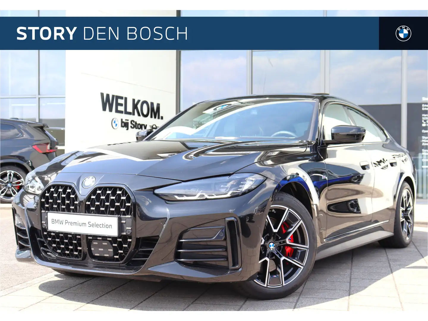 BMW 420 4 Seri Gran Coupé 420i High Executive M Sport Auto Zwart - 1