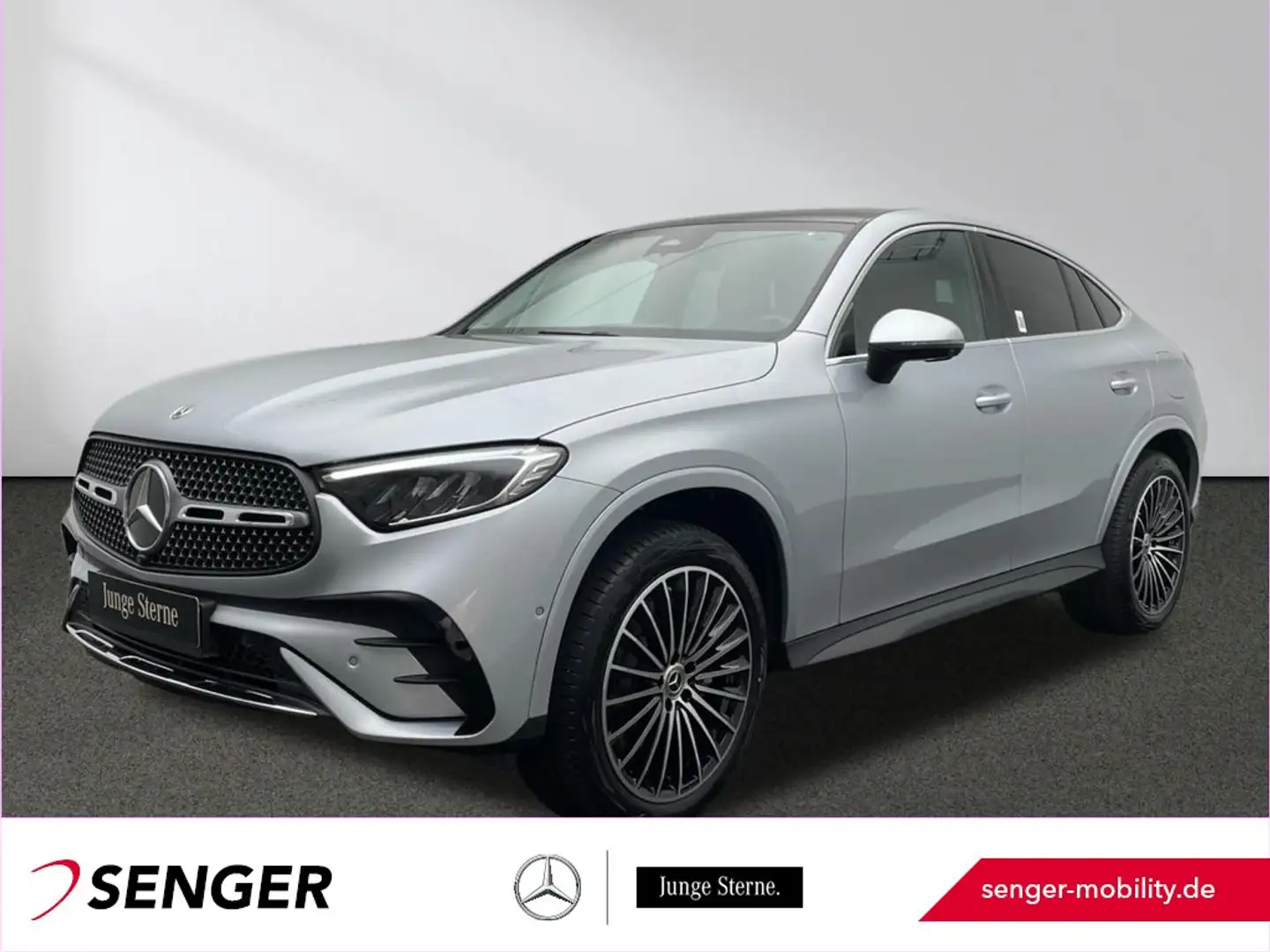 Mercedes-Benz GLC 300 e 4M AMG Panorama AHK Burmester-3D 360° Zilver - 1