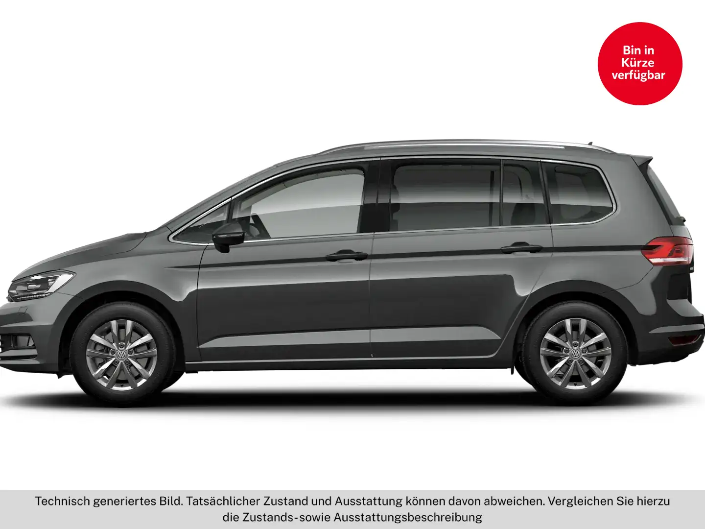 Volkswagen Touran Highline TDI SCR DSG Grau - 2
