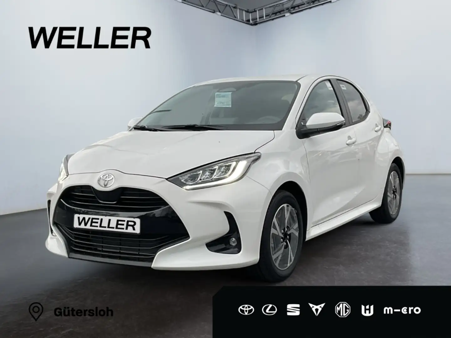 Toyota Yaris Hybrid 116 1.5 Teamplayer *LED*CAM*SHZ*ACC* Blanc - 1