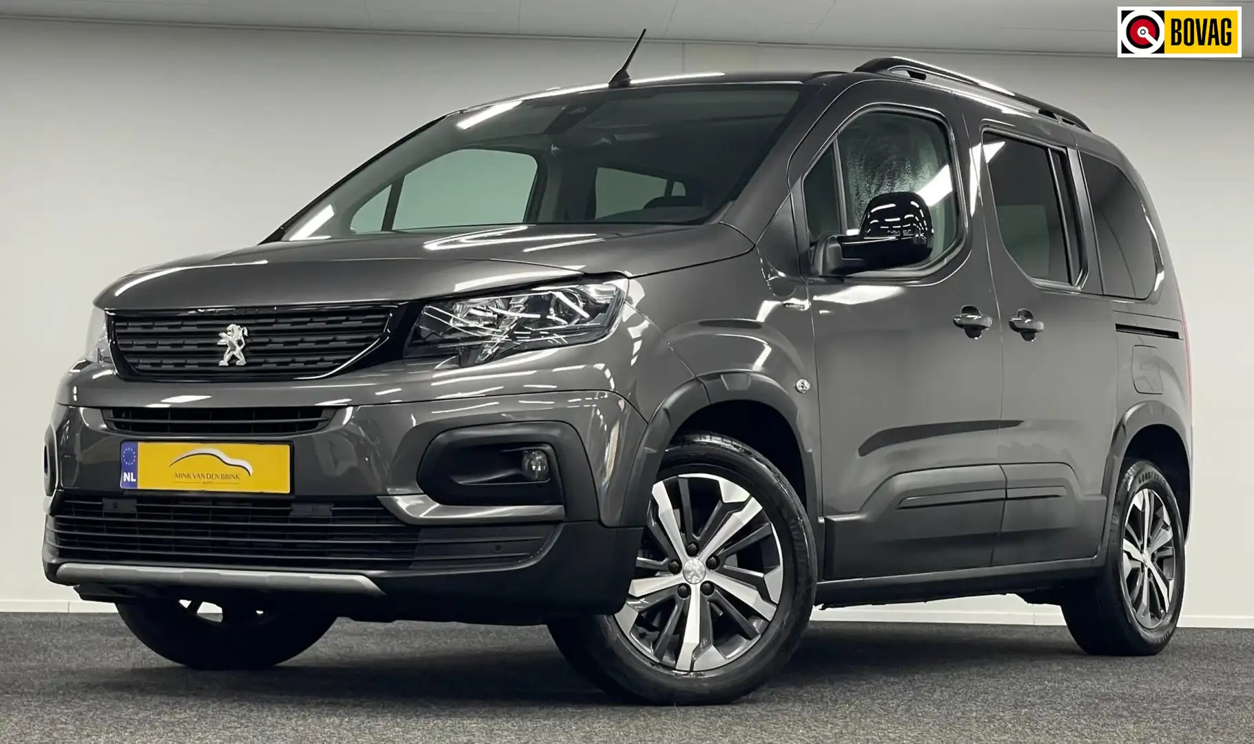 Peugeot Rifter 1.2 Puretech GT-Line*Automaat*Trekhaak*Camera*Navi Grijs - 1