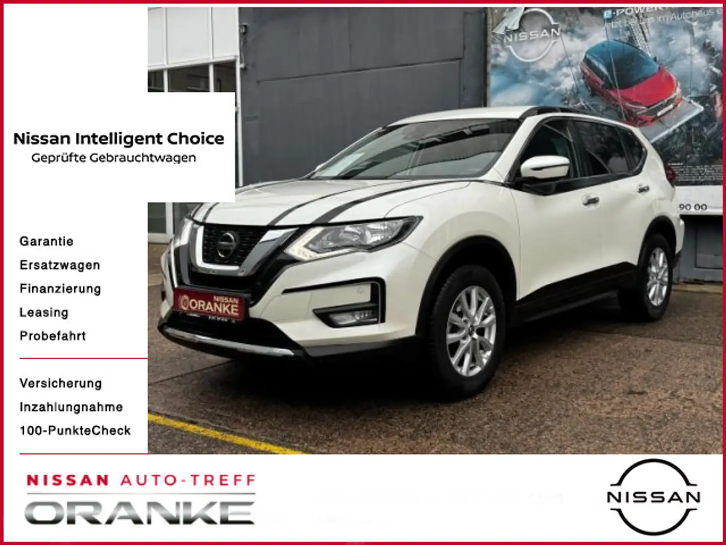 Nissan X-Trail 1.3 DIG-T Klima*PDC*ALU*1.Hand Blanc - 1