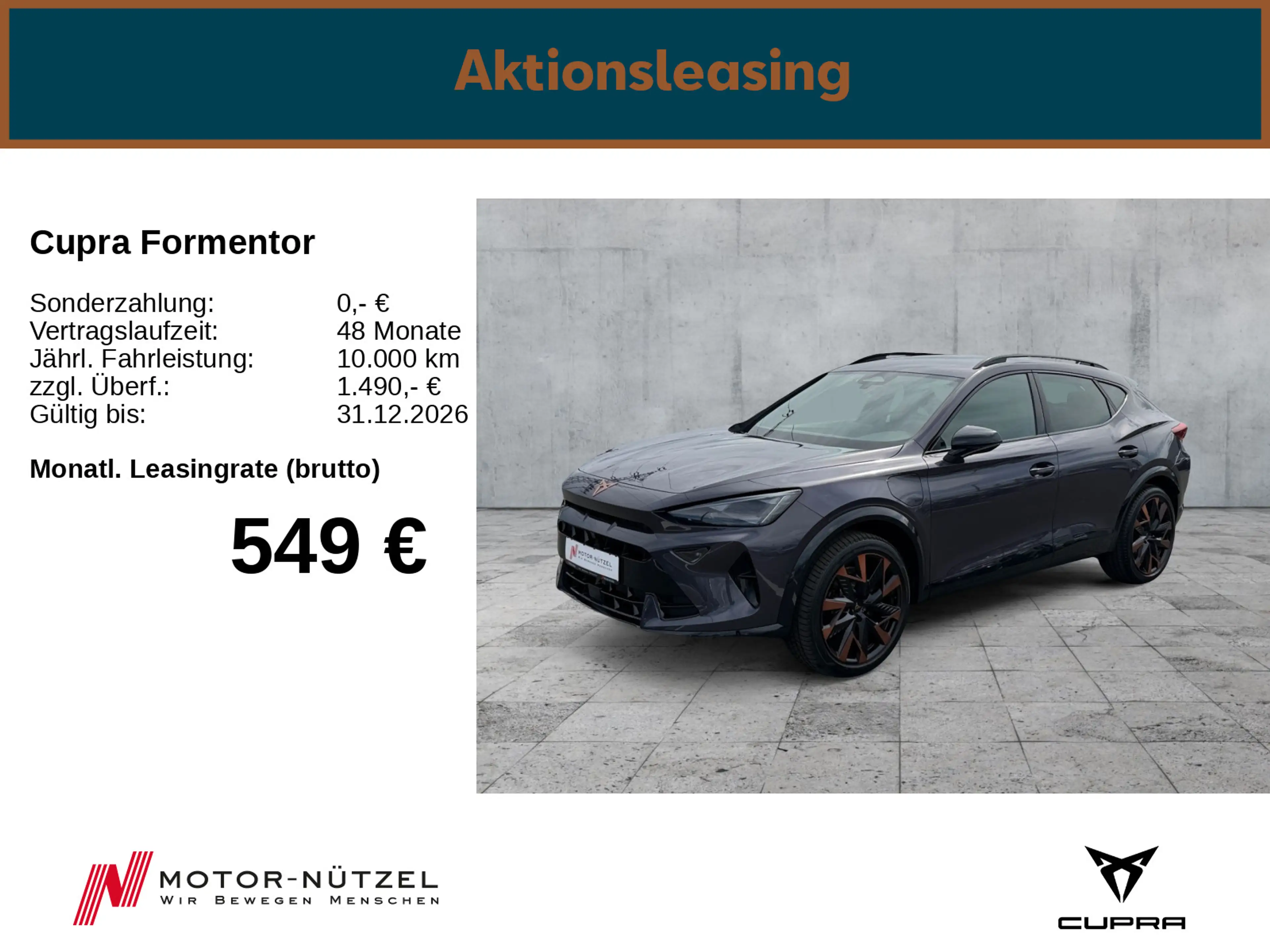 CUPRA Formentor 1.5 e-Hybrid VZ 6-Gang DSG