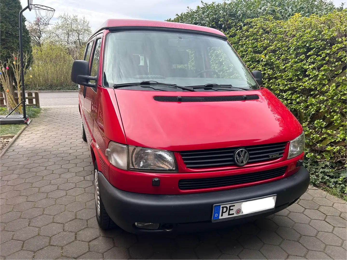 Volkswagen T4 California Westfalia Camper Wohnmobil Roşu - 1