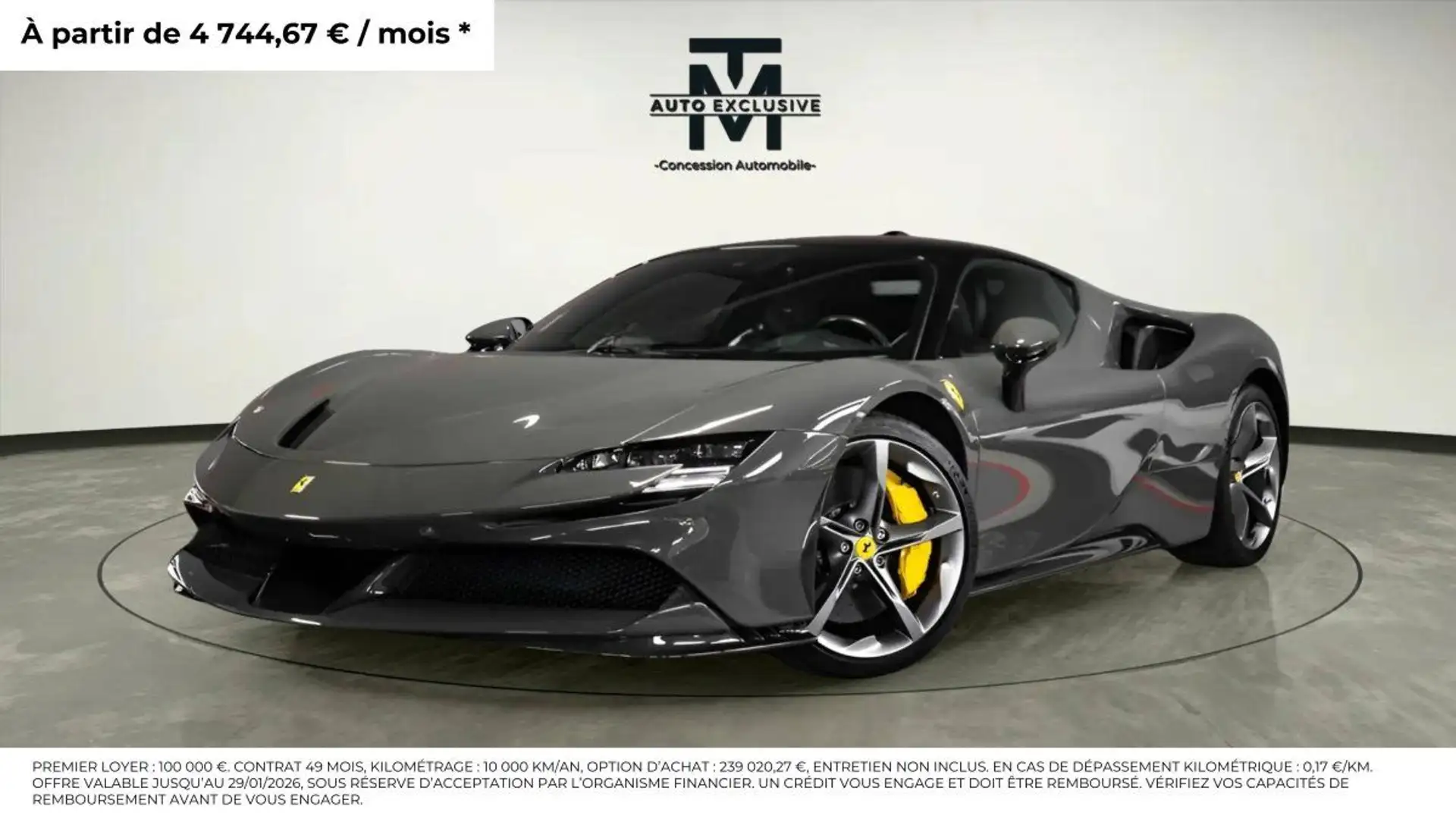 Ferrari SF90 Stradale 4.0 V8 780 ch PHEV Grigio - 1