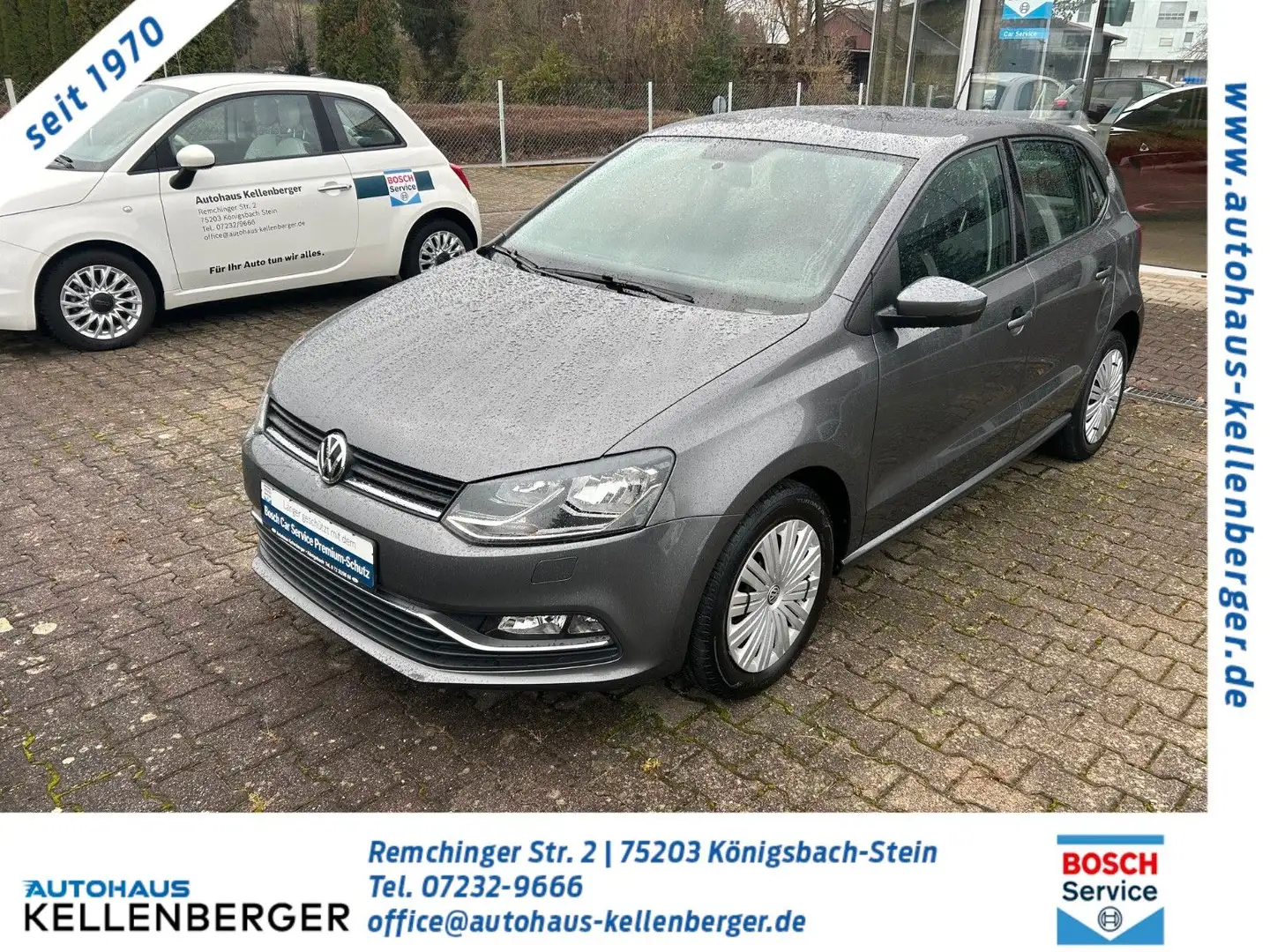 Volkswagen Polo 1.2 TSI DSG *1.Hand+Unfallfrei* Grau - 1