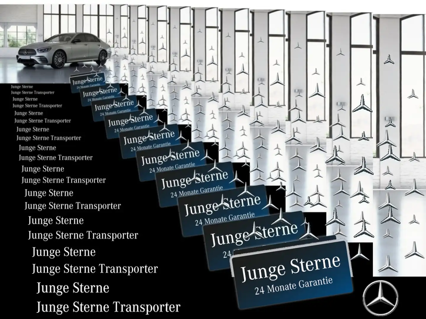 Mercedes-Benz E 300 E 300 Limousine *AMG*Night*MBUX*Sportausp.*WIDE Silber - 1