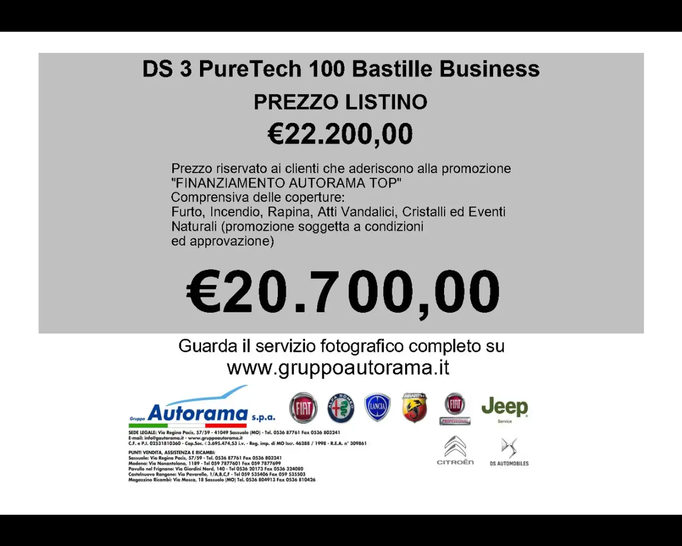 DS Automobiles DS 3 Crossback 3 PureTech 100 Bastille Business Argento - 2