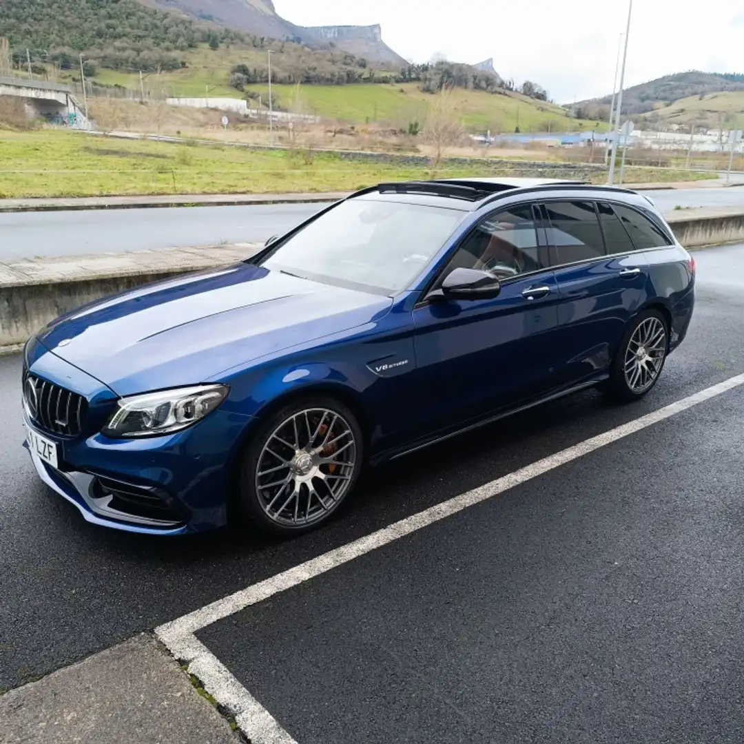 Mercedes-Benz C 63 AMG Estate S Speedshift MCT 9G Bleu - 2