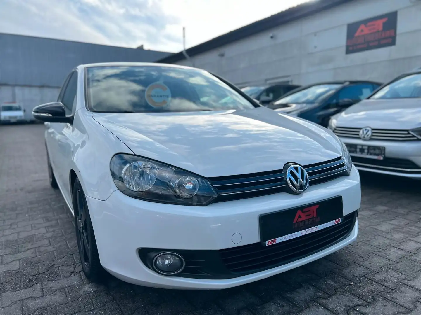 Volkswagen Golf VI 1.4, TÜV NEU,Klima,Sport,2.Hand,Garantie Blanc - 1