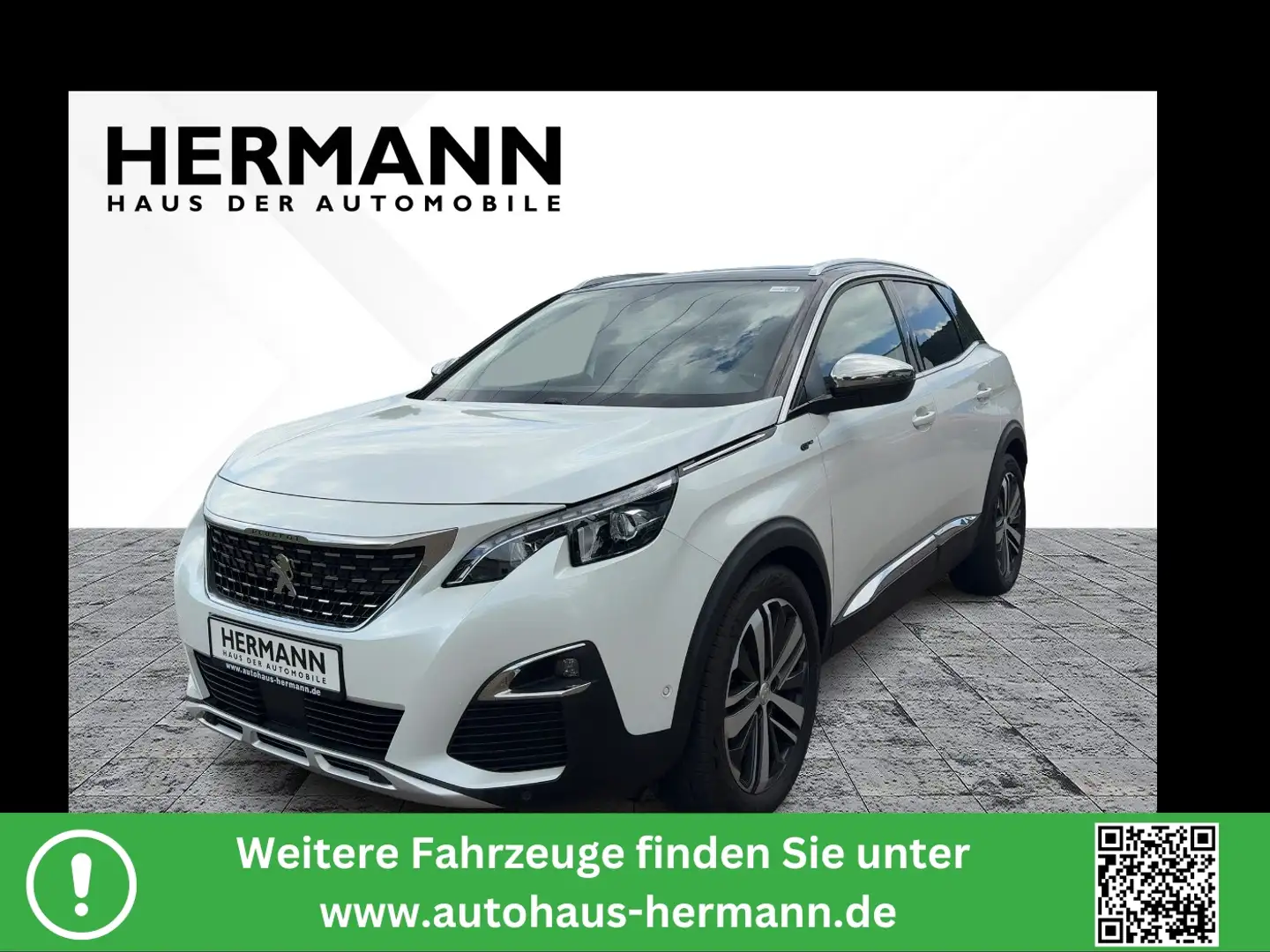Peugeot 3008 2.0 HDi Automatik GT-Line *Pano*Navi*CarPlay Wit - 1