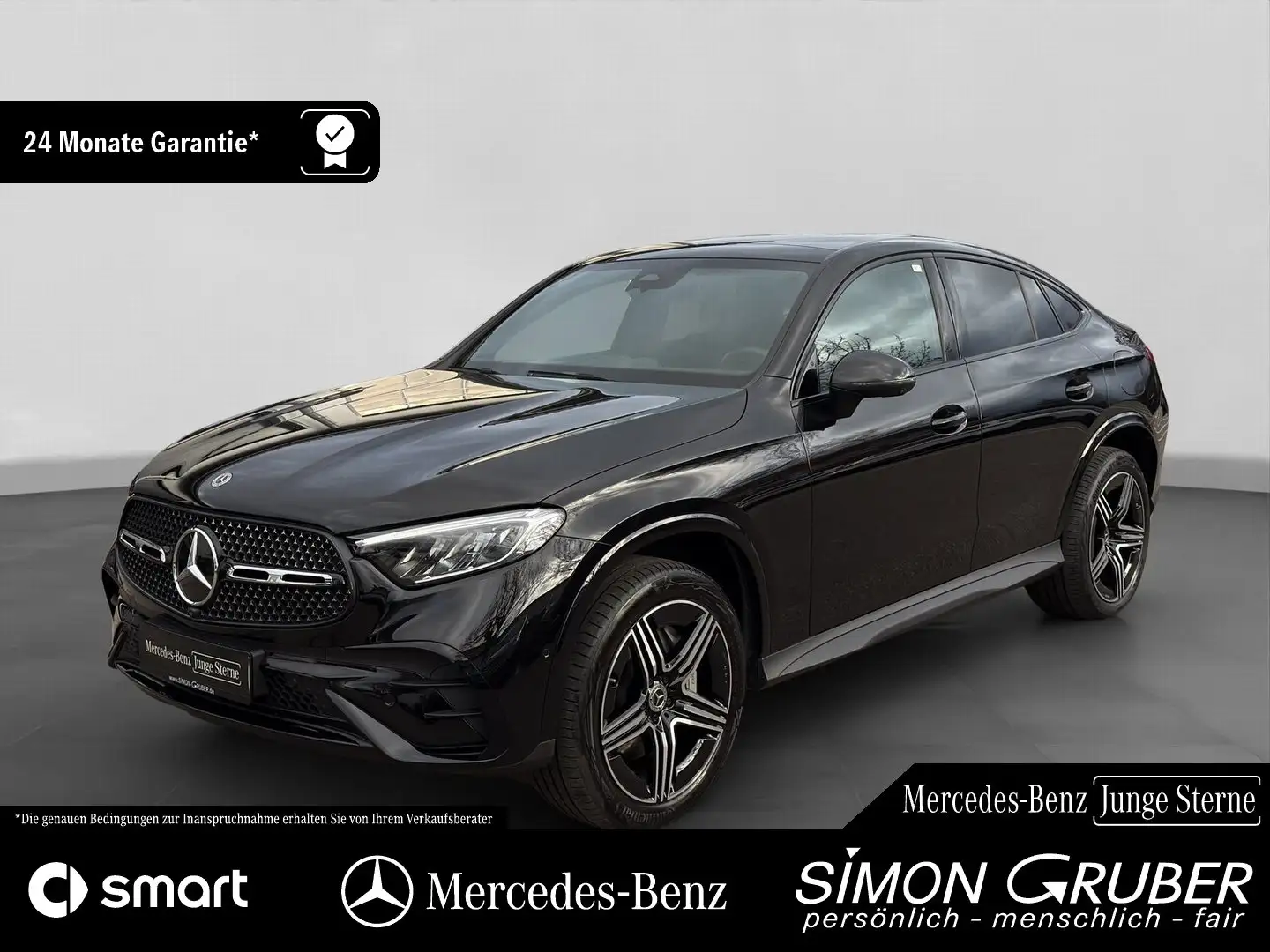 Mercedes-Benz GLC 300 e 4M Coupe AMG Pano Distronic 360 AHK Schwarz - 1