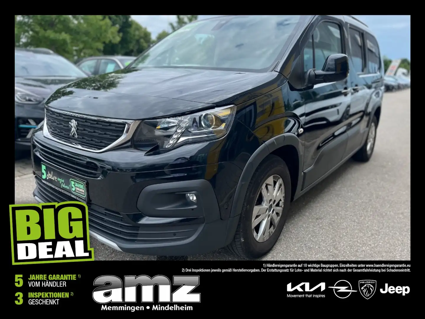 Peugeot Rifter 1.2 Turbo PureTech Allure *Kamera180*L2 Schwarz - 1