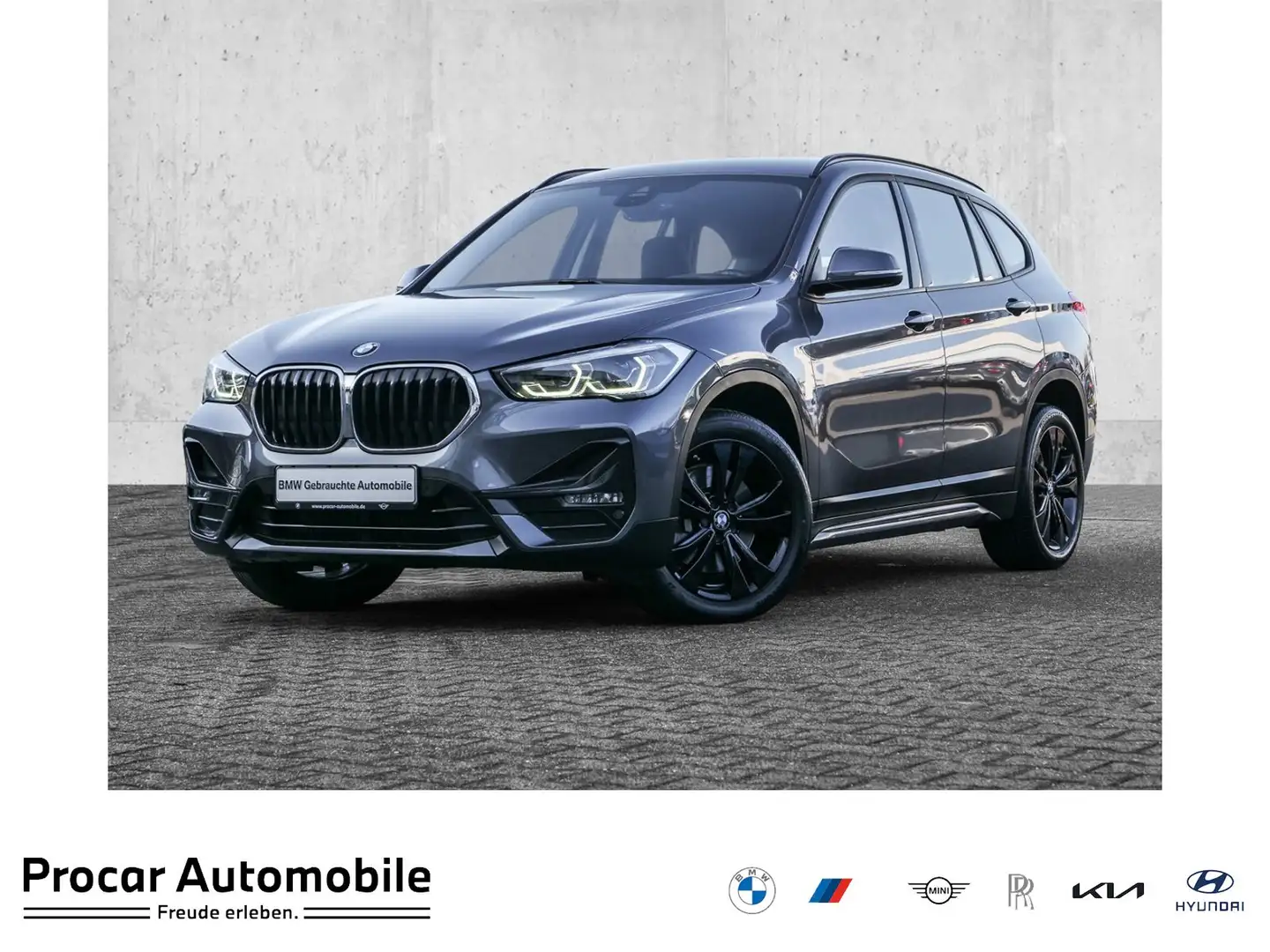 BMW X1 xDrive20d 18" LMR DA PA RFK DAB HiFi NAVI LED Grigio - 1