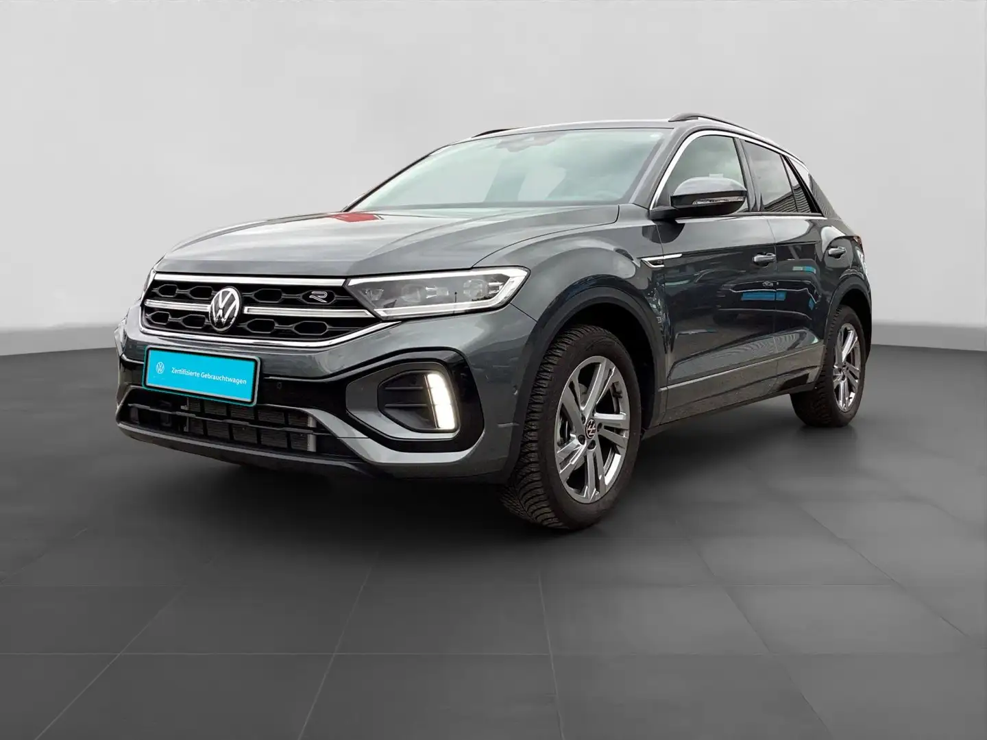 Volkswagen T-Roc 1.5 TSI DSG R-LINE NAVI SITZH IQ.LIGHT PDC Grau - 2
