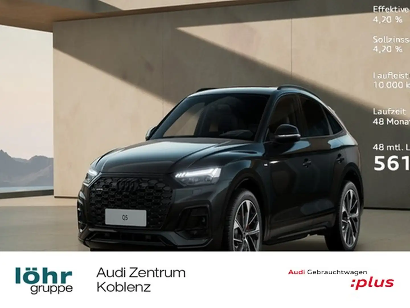 Audi Q5 45 TFSI S line Matrix ACC Kamera AHK Panorama Schwarz - 1