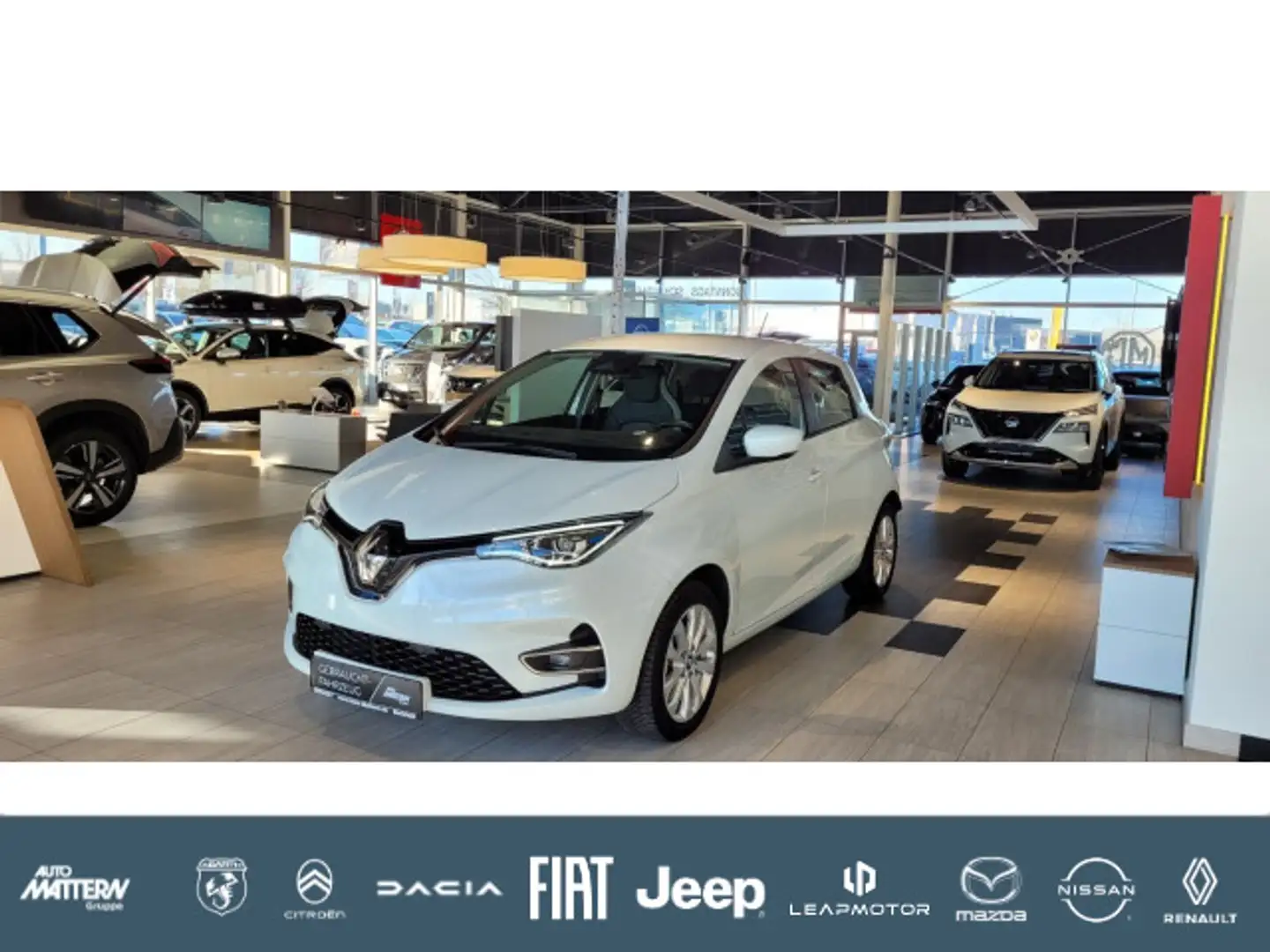 Renault ZOE NAVI|SHZ|Climaaut.|LED|PDC|CarPlay|Miet-Batt Weiß - 1