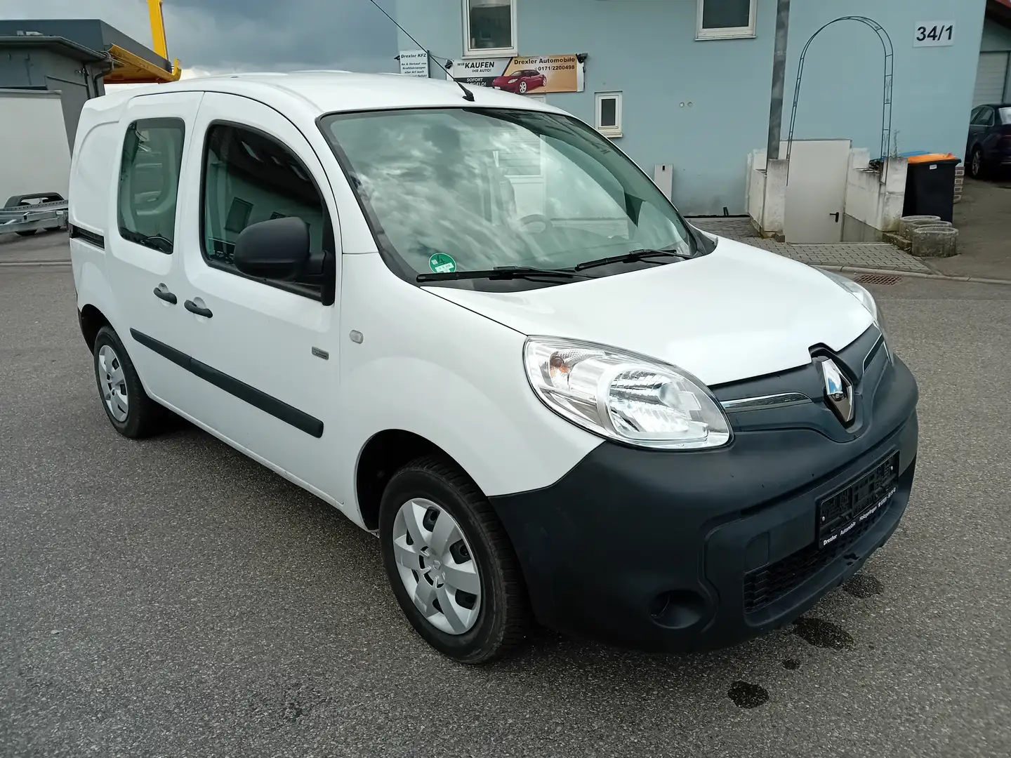 Renault Kangoo Z.E. 33 Klima, ZV, Batteriemiete, Sonderpreis Blanco - 1