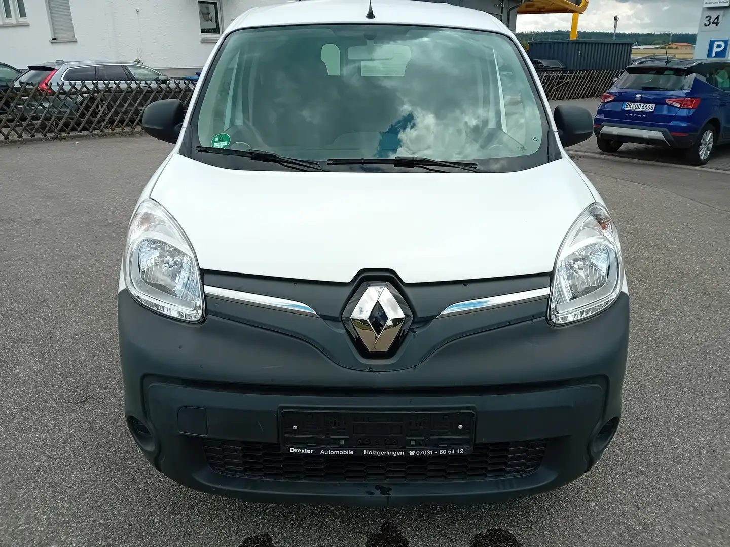 Renault Kangoo Z.E. 33 Klima, ZV, Batteriemiete, Sonderpreis Blanco - 2