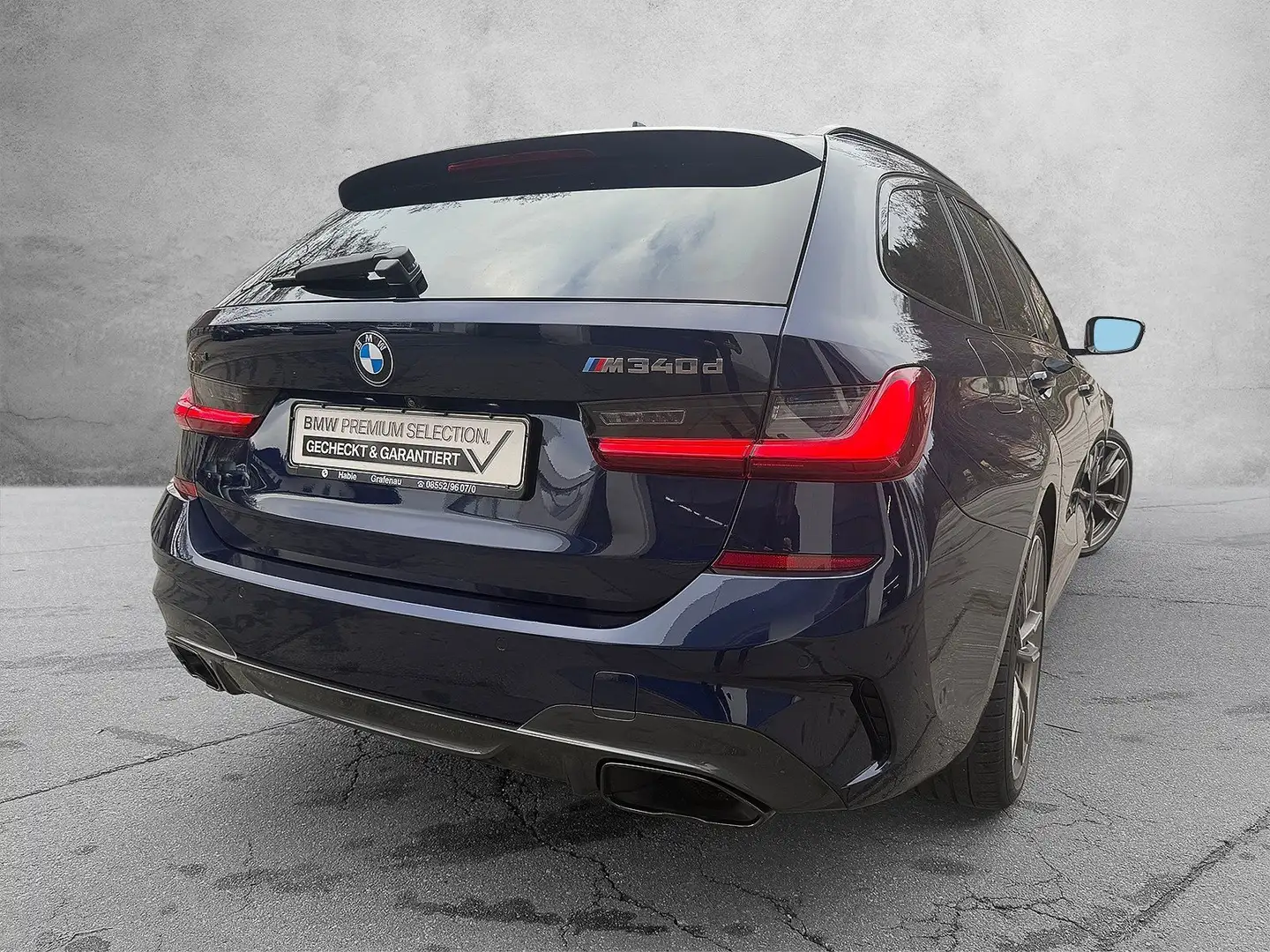 BMW 340 M340d xDrive Touring Bleu - 2
