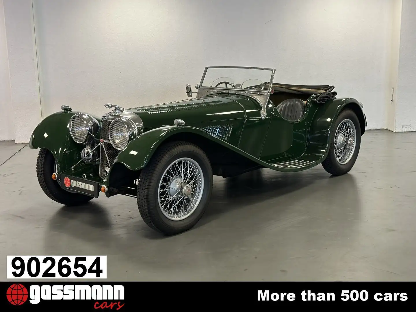 Jaguar SS100 2.5L Roadster, Standard Swallow - RHD Zielony - 1