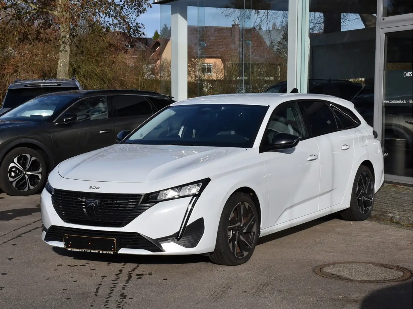 Peugeot 308 SW 1.6 PHEV Hybrid EAT8 Allure CAM360 GPS LANE 1° Blanc - 2