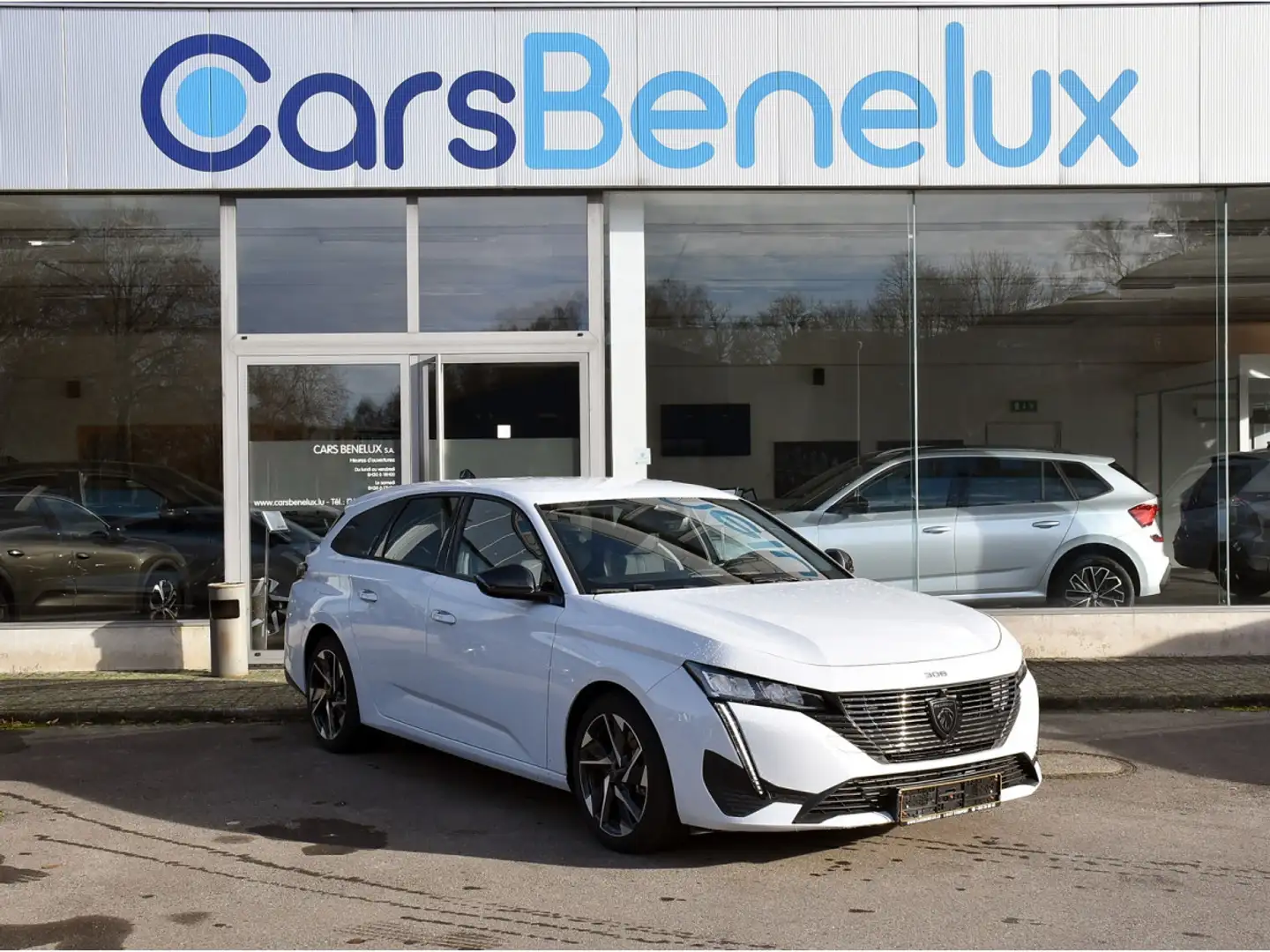 Peugeot 308 SW 1.6 PHEV Hybrid EAT8 Allure CAM360 GPS LANE 1° Blanc - 1