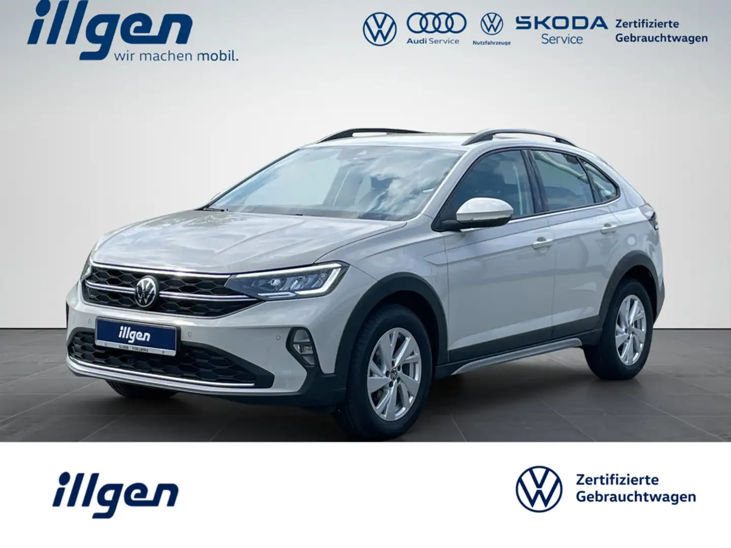 Volkswagen Taigo 1.0 TSI Life CLIMA+LED+APP+ACC+SHZ+PDC+LM Grau - 1