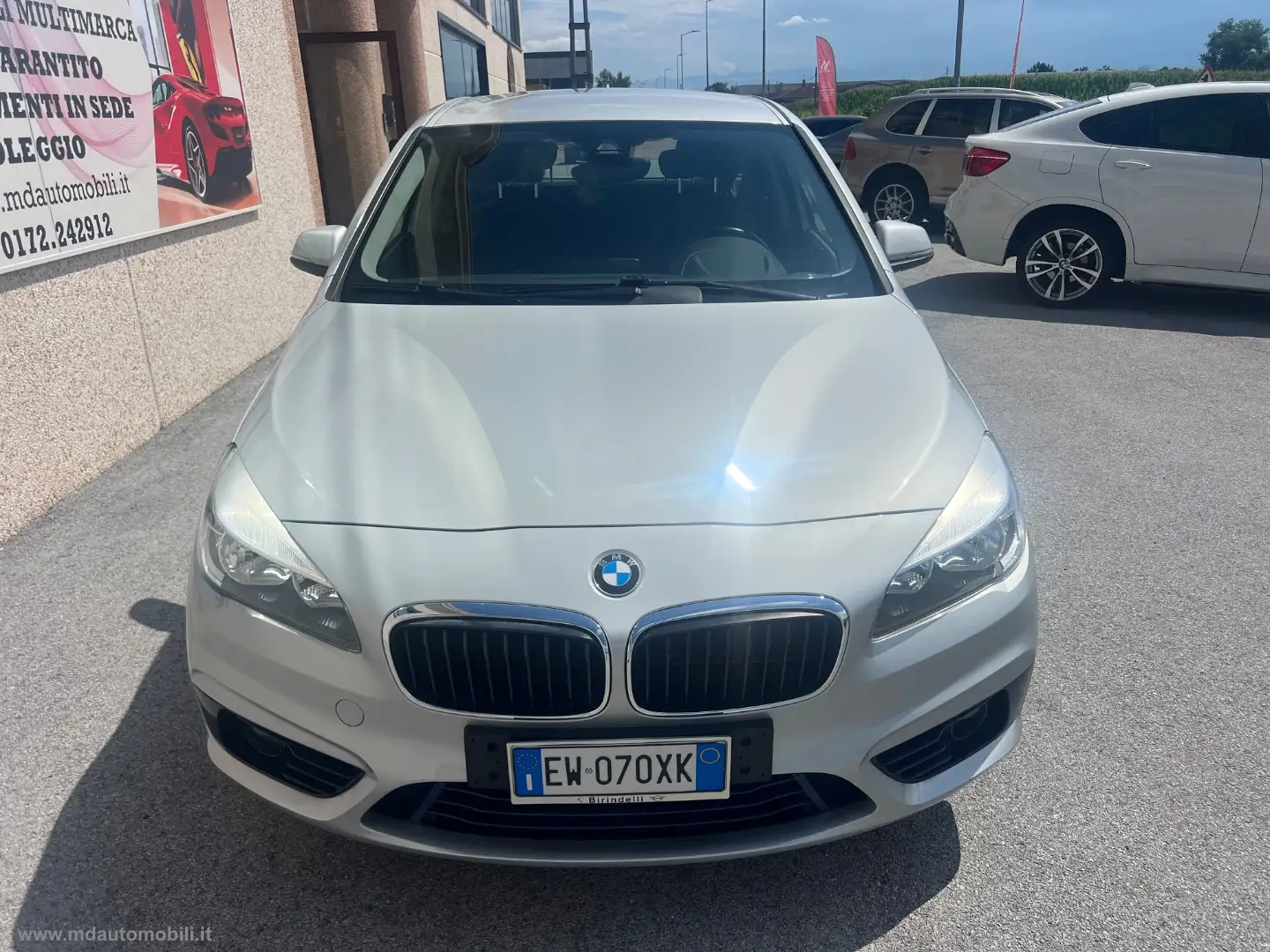 BMW 218 218d Active Tourer Sport AUTOMATICO SOLO KM.90000 Zilver - 2