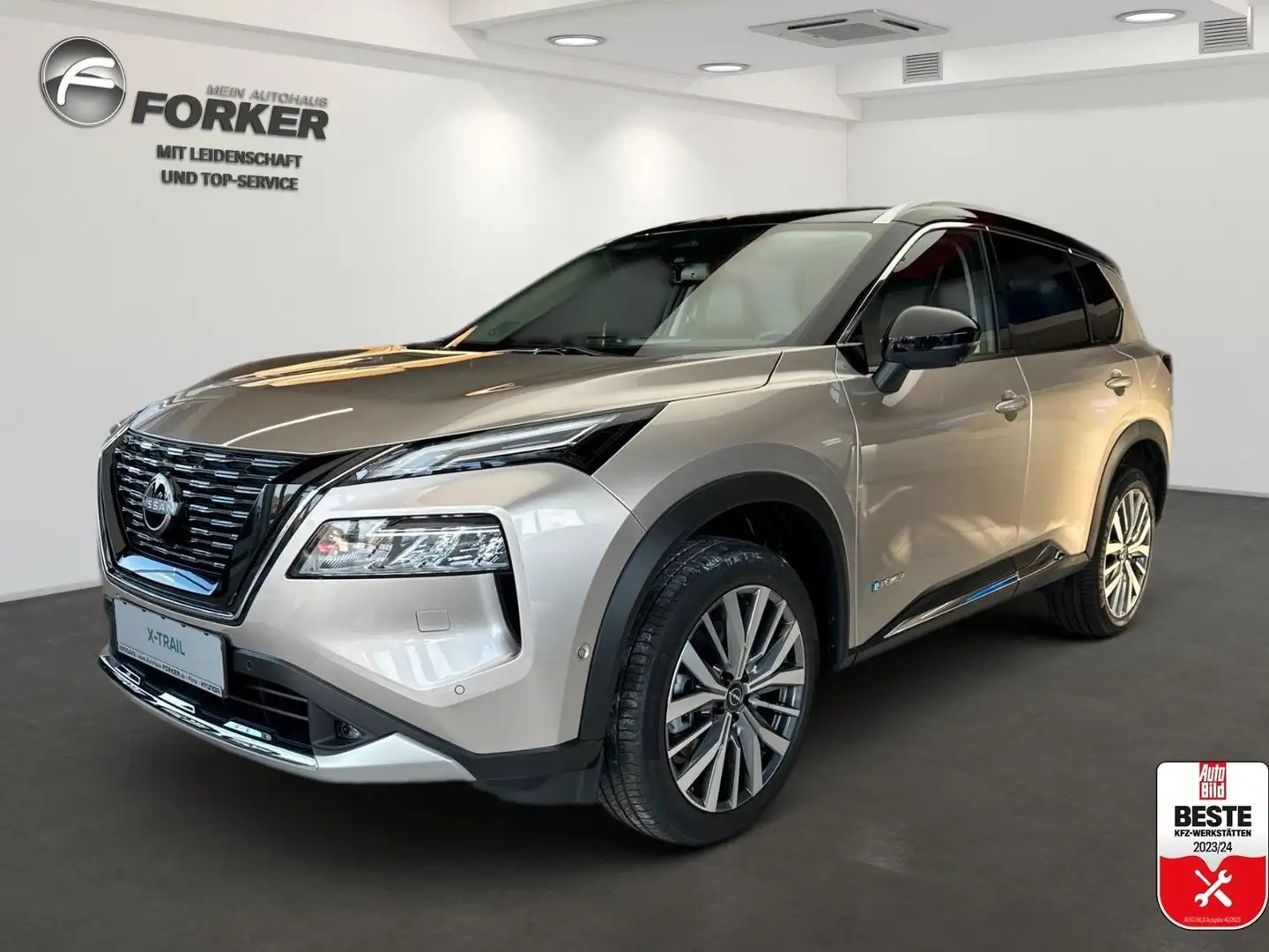 Nissan X-Trail Tekna+ 4x4 Leder 20" Bose LED Navi Pano Silber - 1