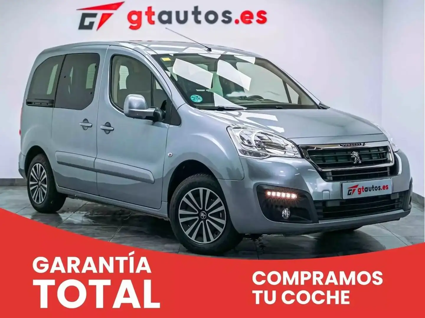 Peugeot Partner 1.6 Blue-HDi Active 100CV Gris - 1