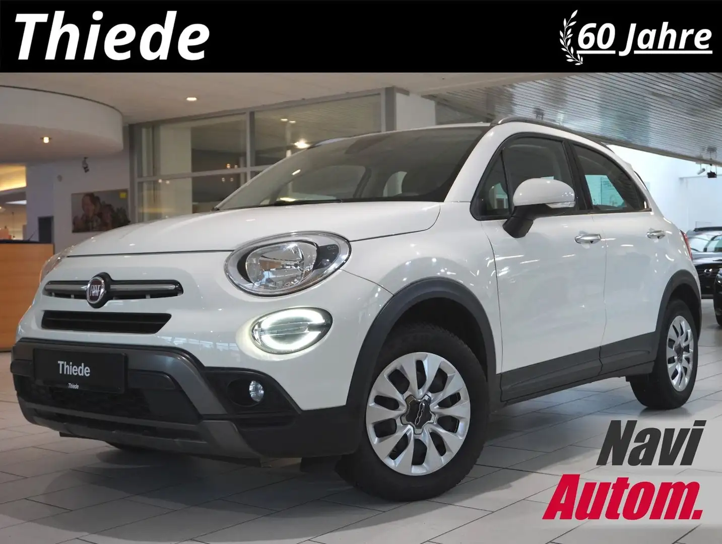 Fiat 500X 1.3T CROSS DCT NAVI/LED/PDC/SPORT/TEMP/DAB+ Weiß - 1