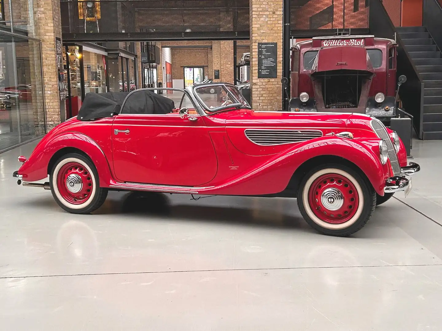 BMW 327 Cabriolet - Premium-Restauration! Червоний - 1