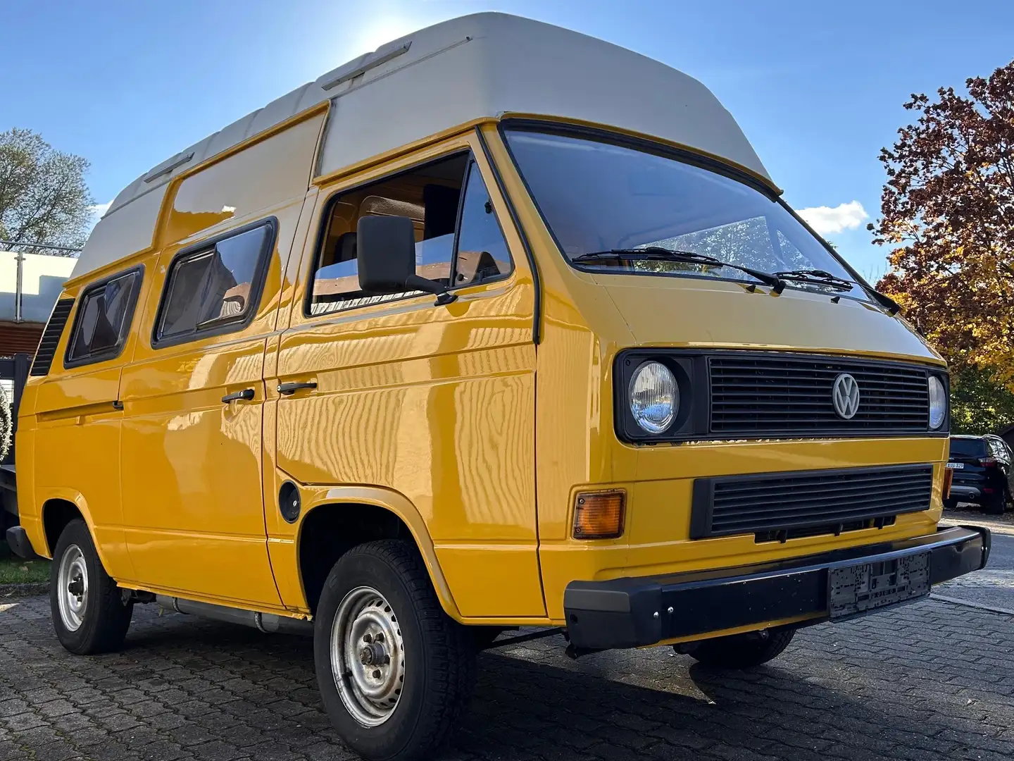 Volkswagen T3 1,6 TD JX Typ 251 Hochdach Żółty - 2