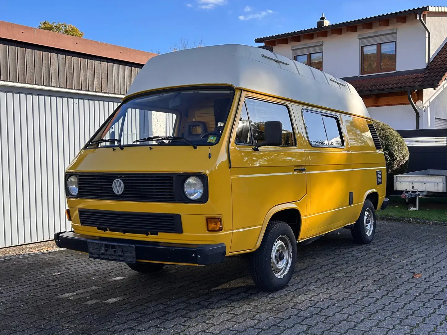 Volkswagen T3 1,6 TD JX Typ 251 Hochdach Żółty - 1