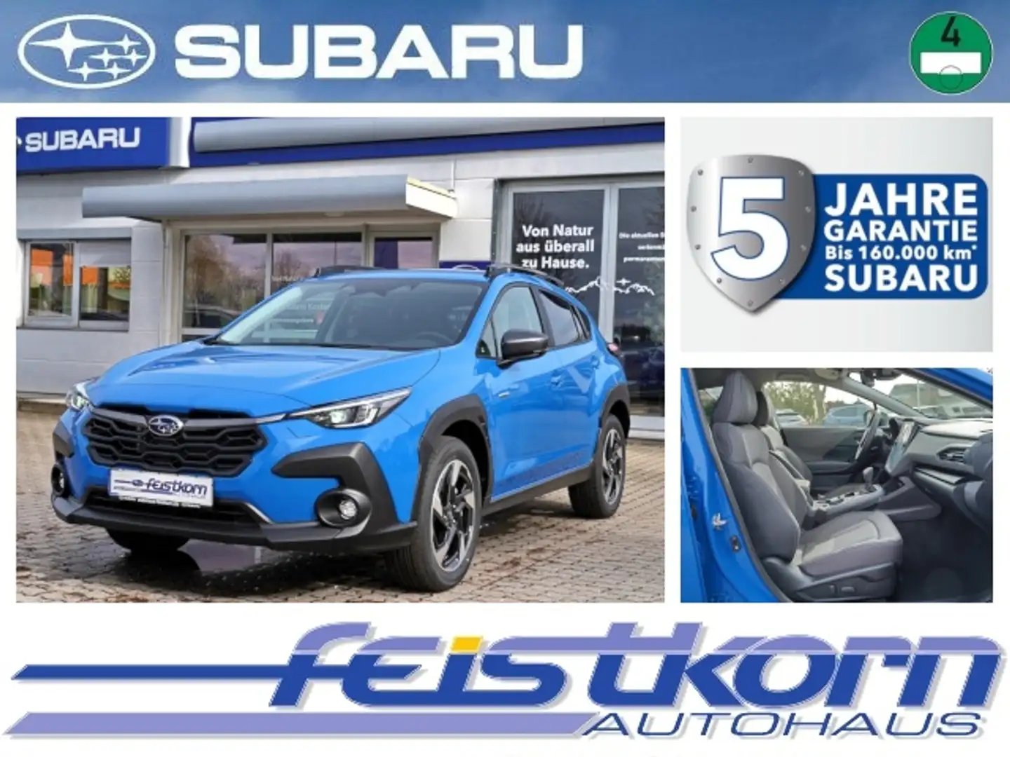 Subaru Crosstrek 2.0ie e-BOXER Comfort Lineartronic Bleu - 1