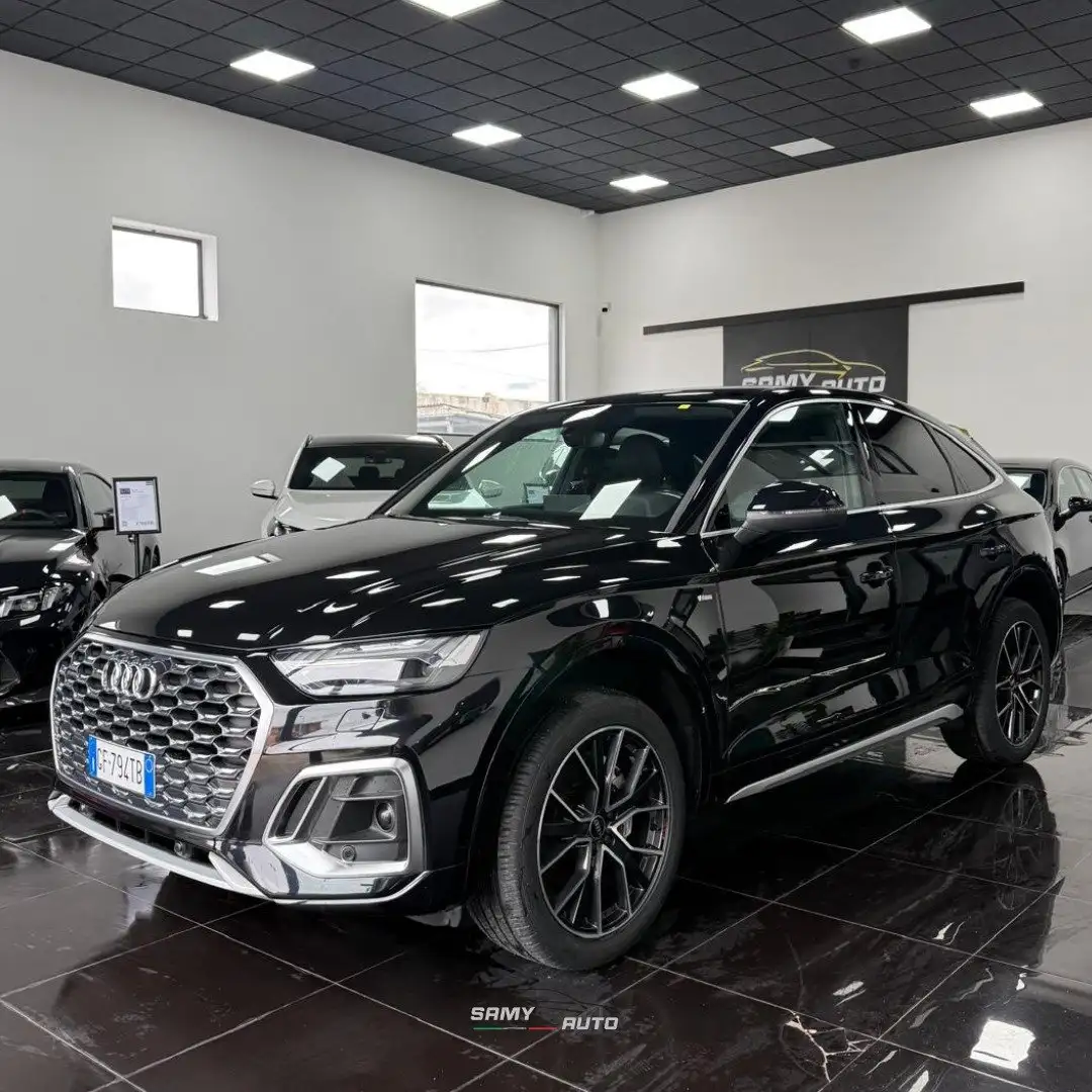 Audi Q5 Sportback 40 2.0 tdi mhev 12V S line quattro Nero - 2