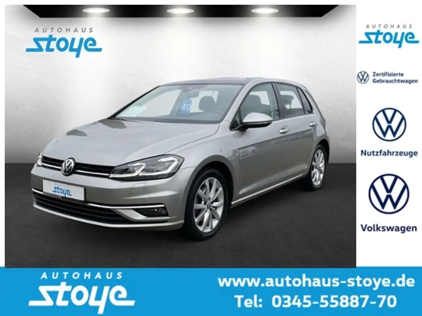 Volkswagen Golf Highline TSi DSG PANO Navi Kamera LED Zilver - 1